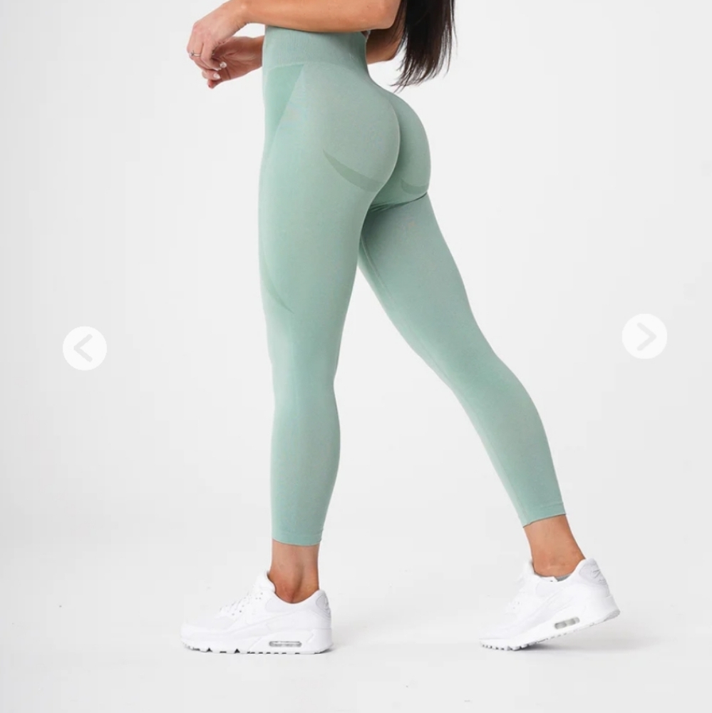 NVGTN Sage Green Contour Seamless Leggings